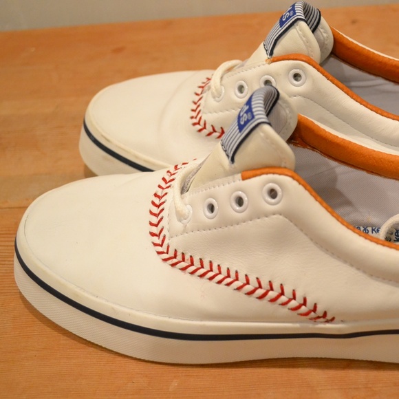 keds leather baseball sneakers